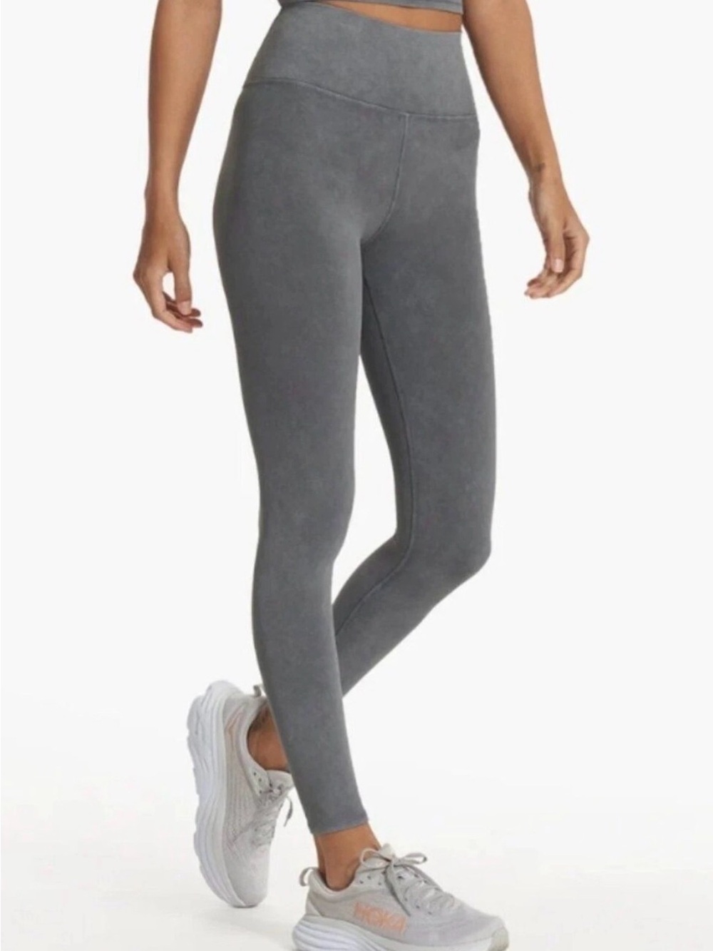 Vuori Washed Studio Leggings Washed Charcoal Gray Size Medium